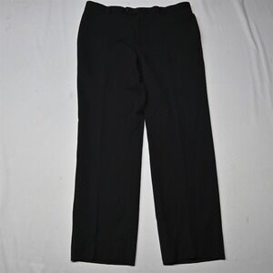 Pronto Uomo Platinum 36x32 Black 100% Wool‎ Suit Trouser Mens Dress Pants